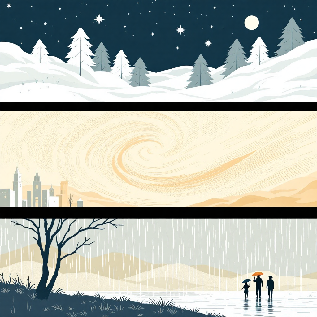 L'hiver accentue les vulnérabilités : en Ukraine, le froid paralyse les fronts boueux ; au Moyen-Orient, la saison des tempêtes masque les mouvements navals ; en Indo-Pacifique, les moussons s'estompent, favorisant les exercices militaires. 